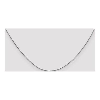 18K White Gold 1mm Diamond-Cut 18-Inch Wheat Chain – view 5