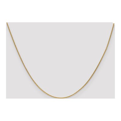 18K Yellow Gold 1.15mm Diamond-Cut Cable Chain – view 5