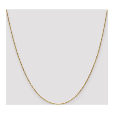 18K Yellow Gold 1.15mm Diamond-Cut Cable Chain – view 4