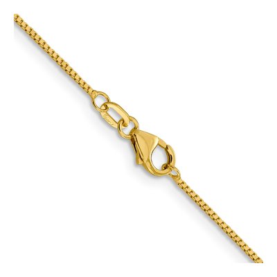 18K Yellow Gold 0.9mm 9mm Box Chain – view 4