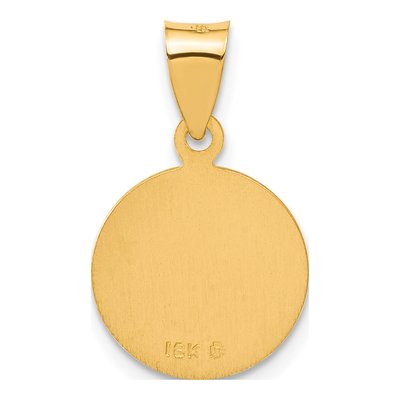 18K Yellow Gold Saint Christopher Medal Pendant – view 4