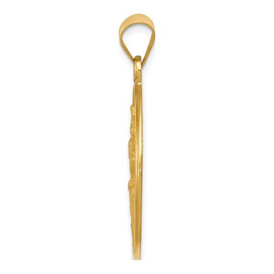 18K Yellow Gold Saint Christopher Medal Pendant – view 3