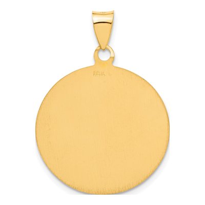 18K Yellow Gold Saint Christopher Medal Pendant – view 4