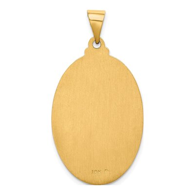 18K Yellow Gold St Christopher Medal Pendant – view 5