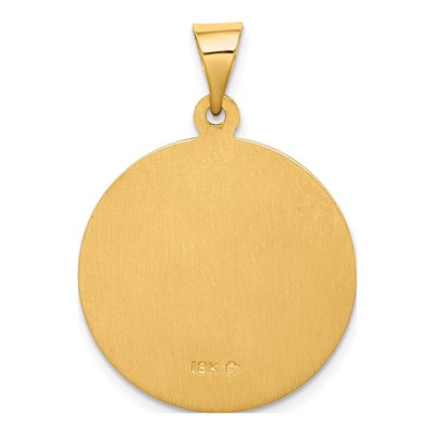 18K Yellow Gold Saint Christopher Medal Pendant – view 5