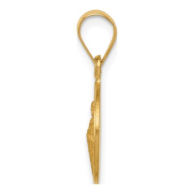 18K Yellow Gold Saint Jude Medal Pendant – view 3
