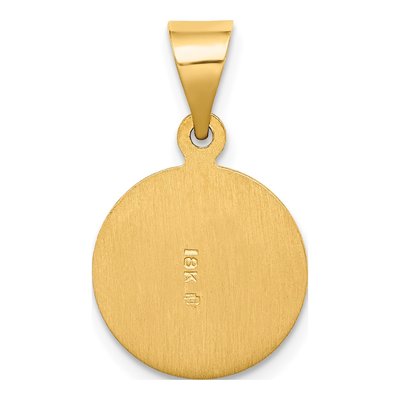 18K Yellow Gold Saint Jude Medal Pendant – view 5