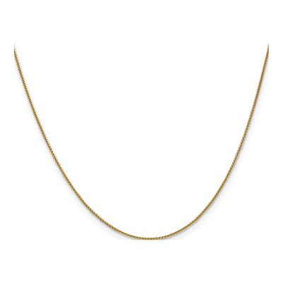 14K Yellow Gold 0.8mm Wheat Chain – view 3