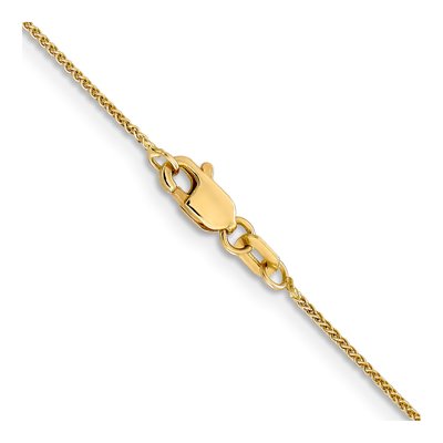 14K Yellow Gold 0.8mm Wheat Chain – view 4