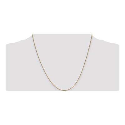 14K Yellow Gold 0.8mm Wheat Chain – view 5