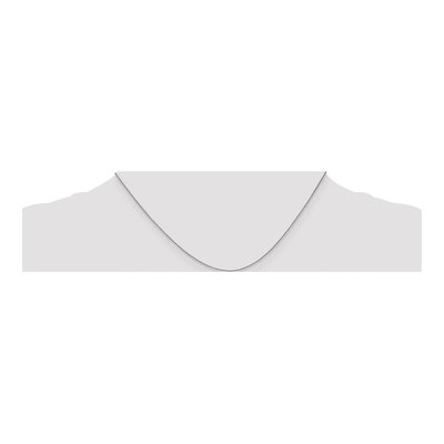 14K White Gold 0.8mm 85mm Wheat Chain – view 5