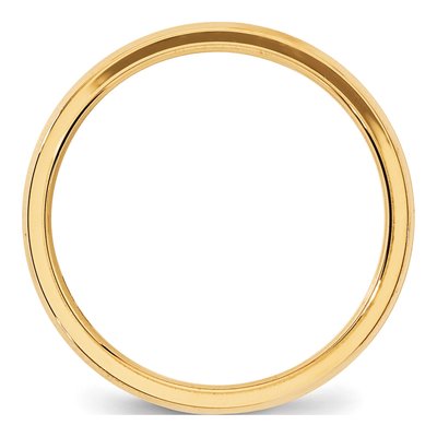 10K Yellow Gold 4mm Comfort-Fit Wedding Band – view 3