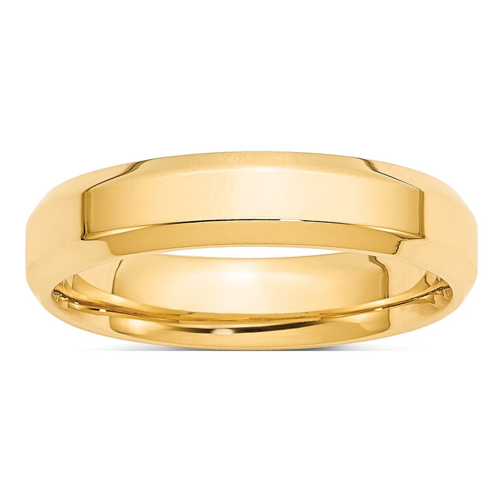 10K Yellow Gold 5mm Comfort-Fit Wedding Band