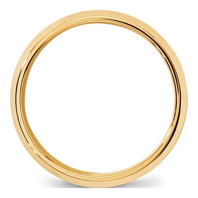 10K Yellow Gold 7mm Comfort-Fit Wedding Band – view 2