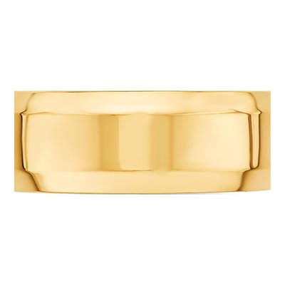 10K Yellow Gold 8mm Comfort-Fit Wedding Band – view 3