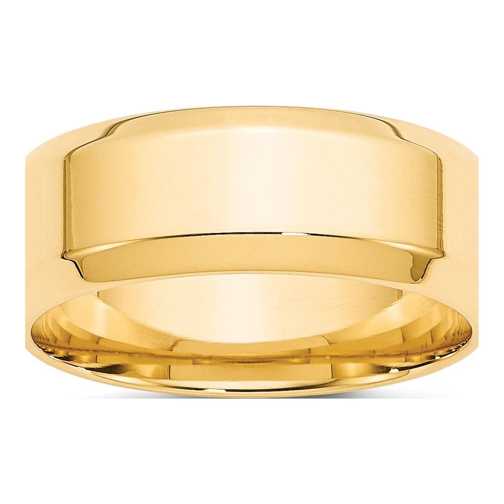 10K Yellow Gold 8mm Comfort-Fit Wedding Band