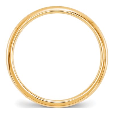 10K Yellow Gold 2mm Comfort-Fit Wedding Band – view 3