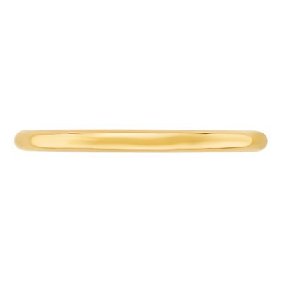 10K Yellow Gold 2mm Comfort-Fit Wedding Band – view 4