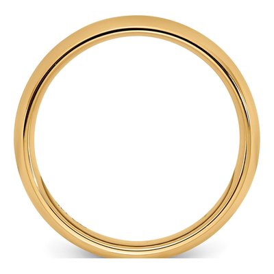 10K Yellow Gold 3mm Comfort-Fit Wedding Band – view 3