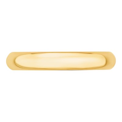 10K Yellow Gold 4mm Comfort-Fit Wedding Band – view 2