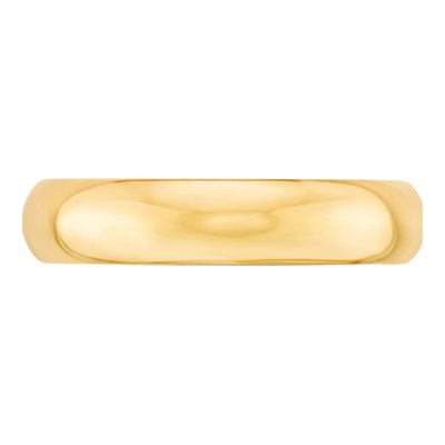 10K Yellow Gold 5mm Comfort-Fit Wedding Band – view 5