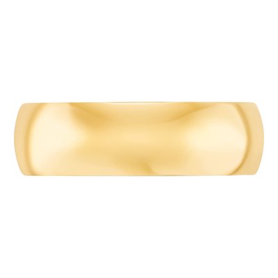 10K Yellow Gold 7mm Comfort-Fit Wedding Band – view 2