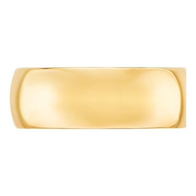 10K Yellow Gold 8mm Comfort-Fit Wedding Band – view 2