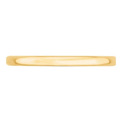 10K Yellow Gold 2mm Comfort-Fit Wedding Band – view 3