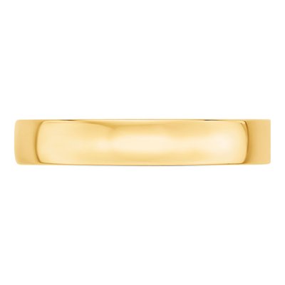 10K Yellow Gold 4mm Comfort-Fit Wedding Band – view 2