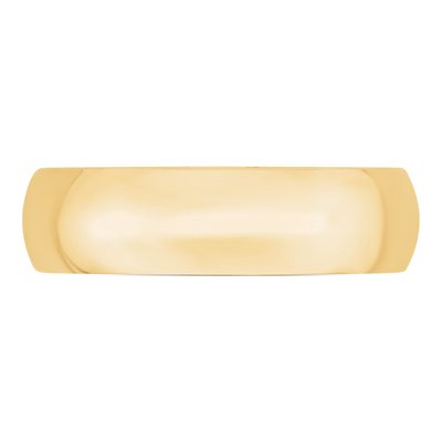 10K Yellow Gold 6mm Comfort-Fit Wedding Band – view 4