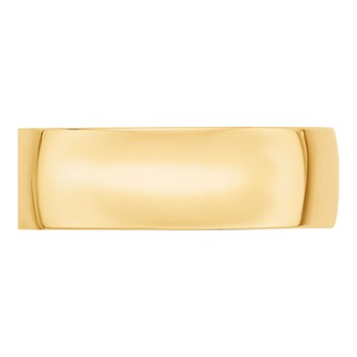 10K Yellow Gold 7mm Comfort-Fit Wedding Band – view 3