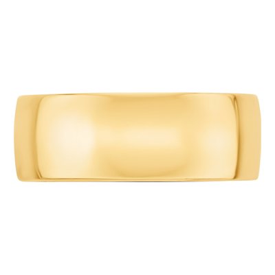 10K Yellow Gold 8mm Comfort-Fit Wedding Band – view 3