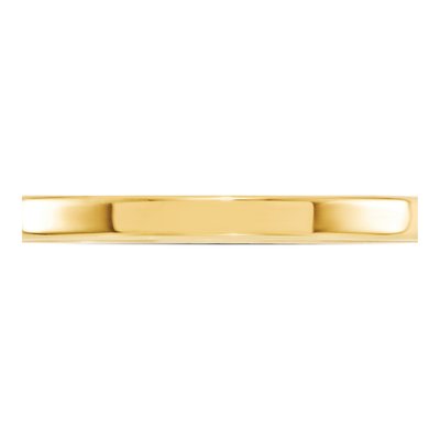 10K Yellow Gold 2mm Comfort-Fit Wedding Band – view 3