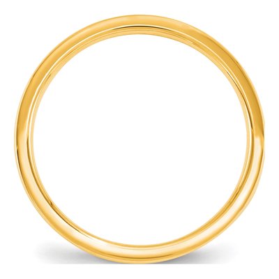10K Yellow Gold 2.5mm Comfort-Fit Wedding Band – view 2