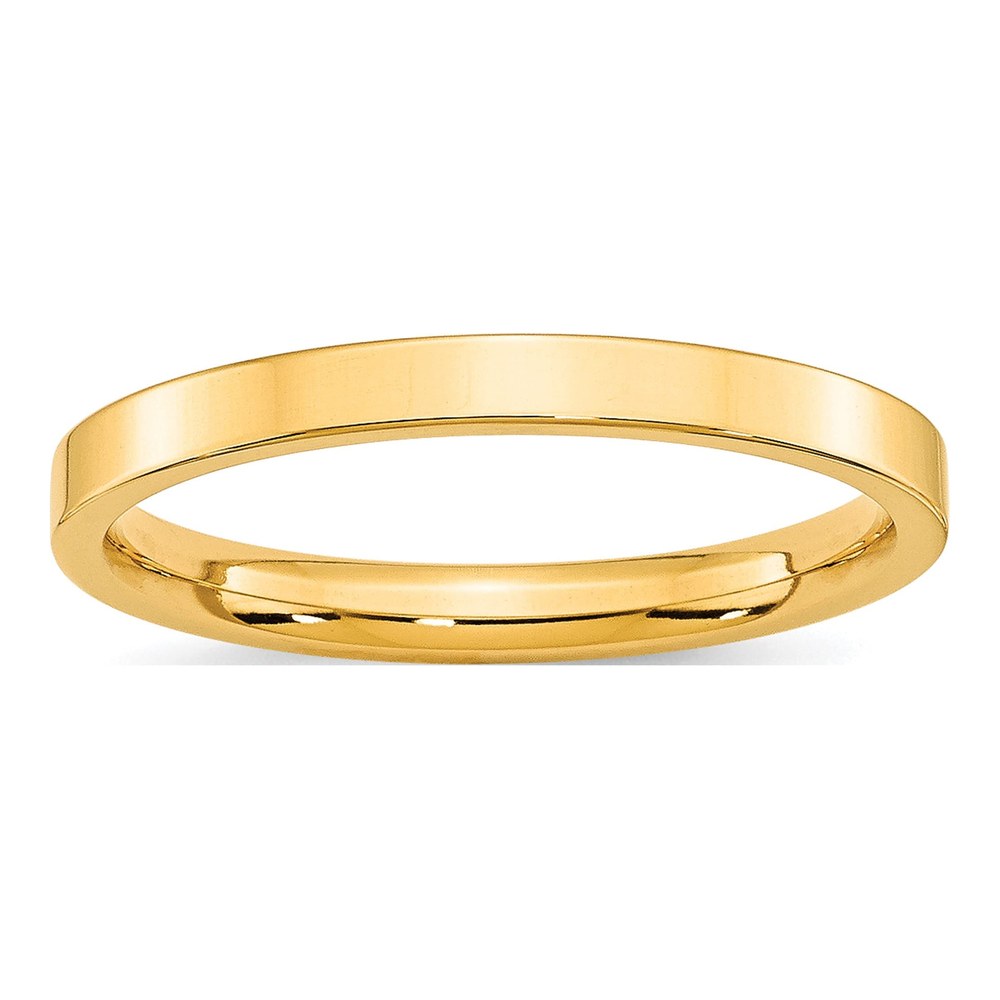 10K Yellow Gold 2.5mm Comfort-Fit Wedding Band