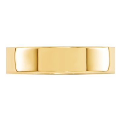 10K Yellow Gold 5mm Comfort-Fit Wedding Band – view 2