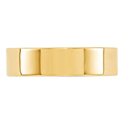 10K Yellow Gold 6mm Comfort-Fit Wedding Band – view 2
