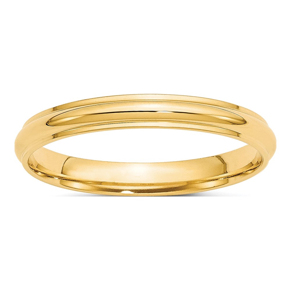 10K Yellow Gold 3mm Wedding Band