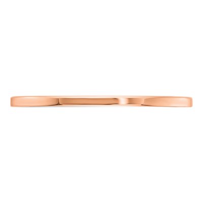 10K Rose Gold 1.2mm Stackable Band – view 4