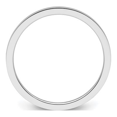 10K White Gold 1.2mm Stackable Band – view 3