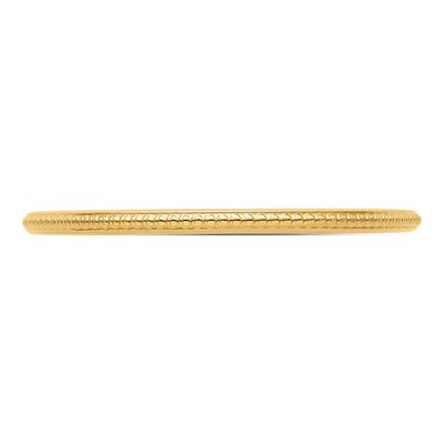 10K Yellow Gold 1.2mm Beaded Stackable Band – view 5