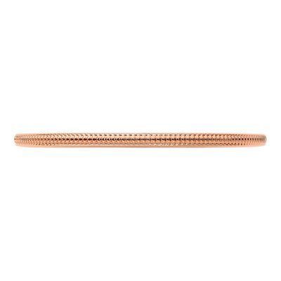 10K Rose Gold 1.2mm Milgrain Stackable Band – view 6