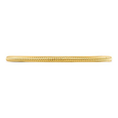 10K Yellow Gold 1.2mm Milgrain Stackable Band – view 4
