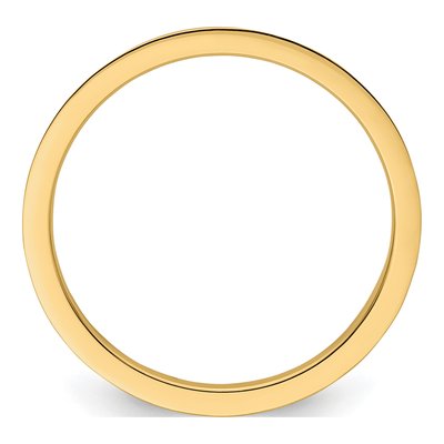 10K Yellow Gold 1.2mm Criss-Cross Stackable Band – view 3