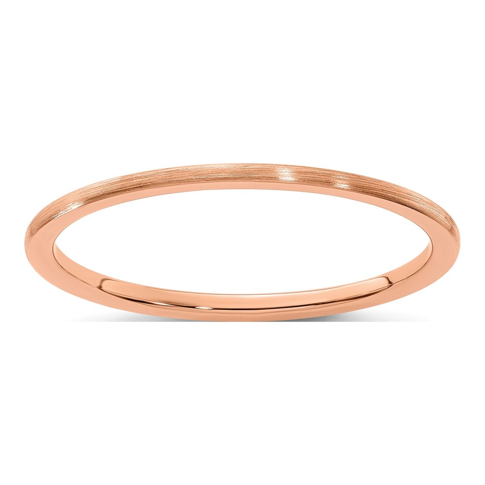 10K Rose Gold 1.2mm Stackable Band
