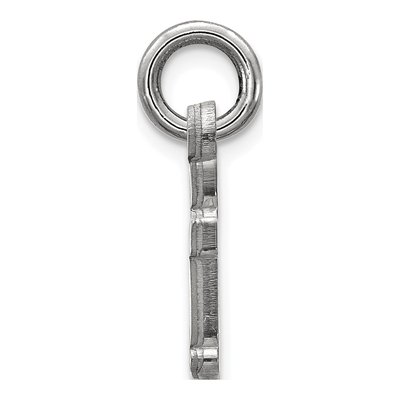 Baylor University 10K White Gold Bears Extra Small Pendant – view 2
