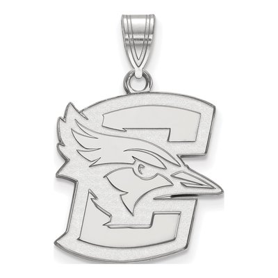 Creighton University 10K White Gold Bluejay Large Pendant