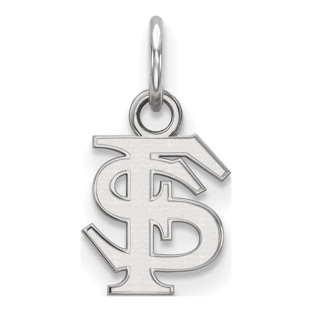 Florida State University 10K White Gold Extra Small Pendant