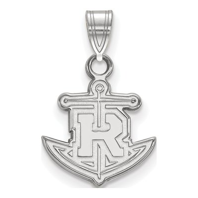 Rollins College 10K White Gold Anchor Small Pendant