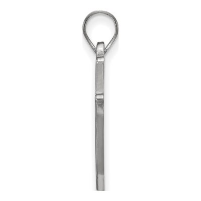 Southern University 10K White Gold Jaguars Large Pendant – view 2